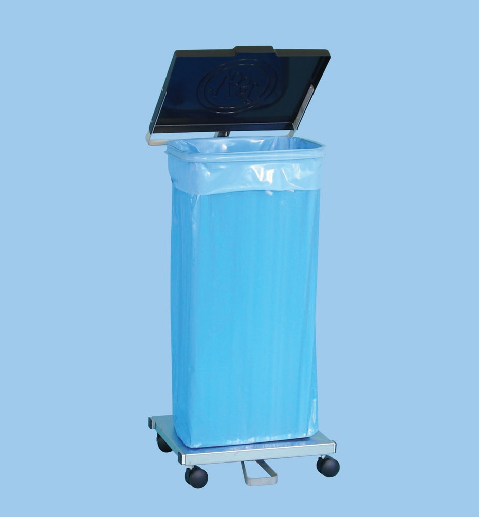 [V294B] Blue Plastic Waste Bags