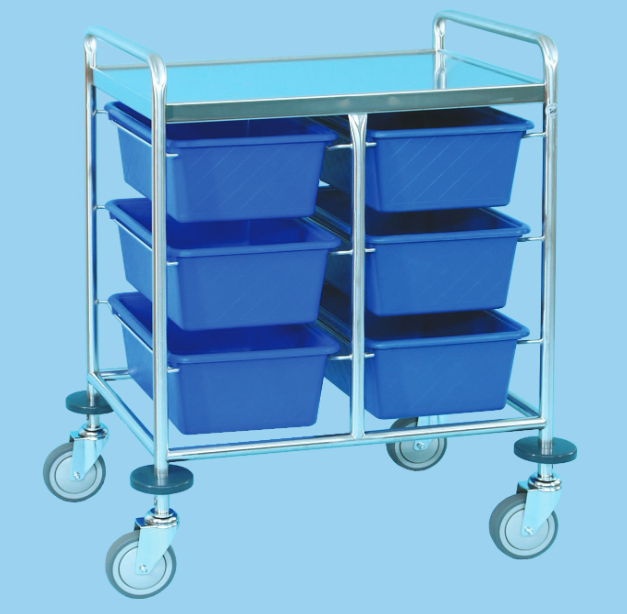 [V385] Supply Trolley with Bins