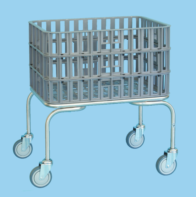 [V628] Laundry Basket Trolley
