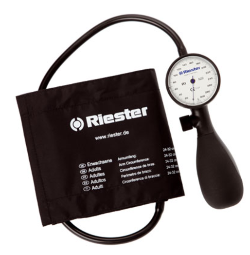 [RI.1251-107LF] Riester R1 Shock-proof Aneroid Sphygmomanometer