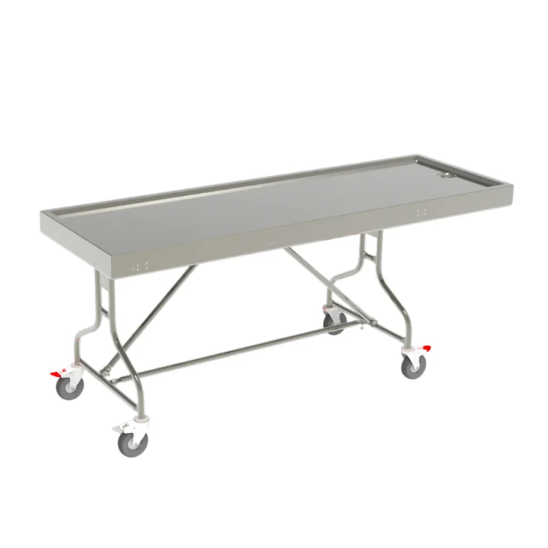 [OHPM-FTT250] Fixed Tray Manual Mortuary Trolley