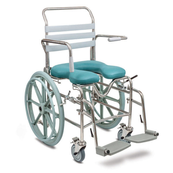 [AE2240] Mobile Shower Commode - Self Propelled (61cm, Sliding)