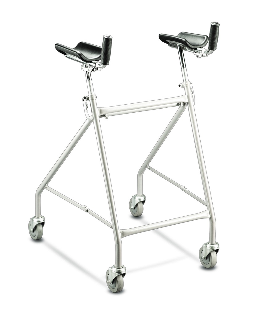 [HC0170] Walking Tutor - Forearm Walker SWL 125kg (Four Swivel Castors)