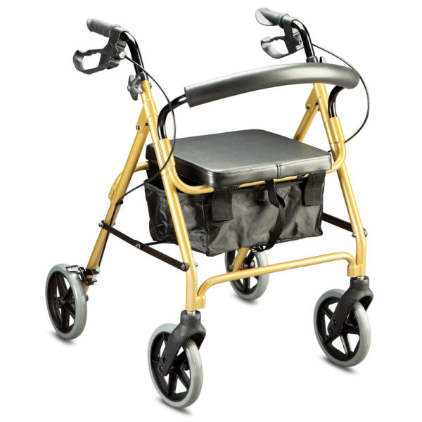 [HF0420] Trekker Walker/Rollator (Burgundy)