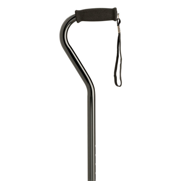 [HH0260] Swan Neck Walking Stick (Black)