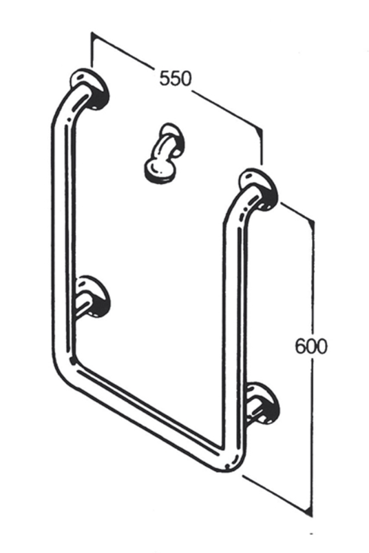 [AC0580] Bath/Shower Rail - Type 16
