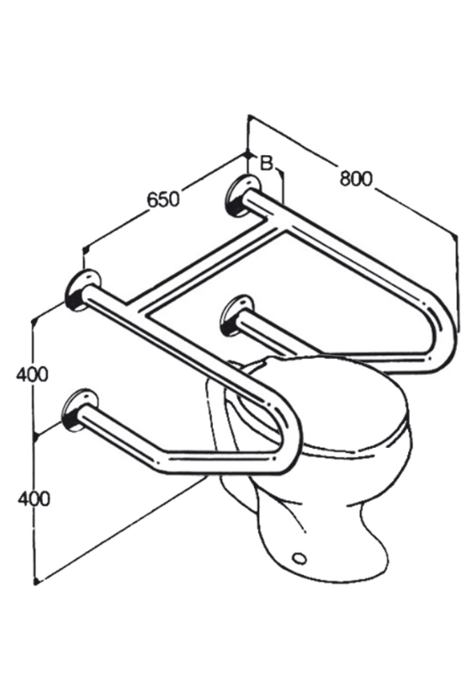 [AC0700] Toilet Rail - Type 14