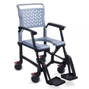 Folding Mobile Shower Commode