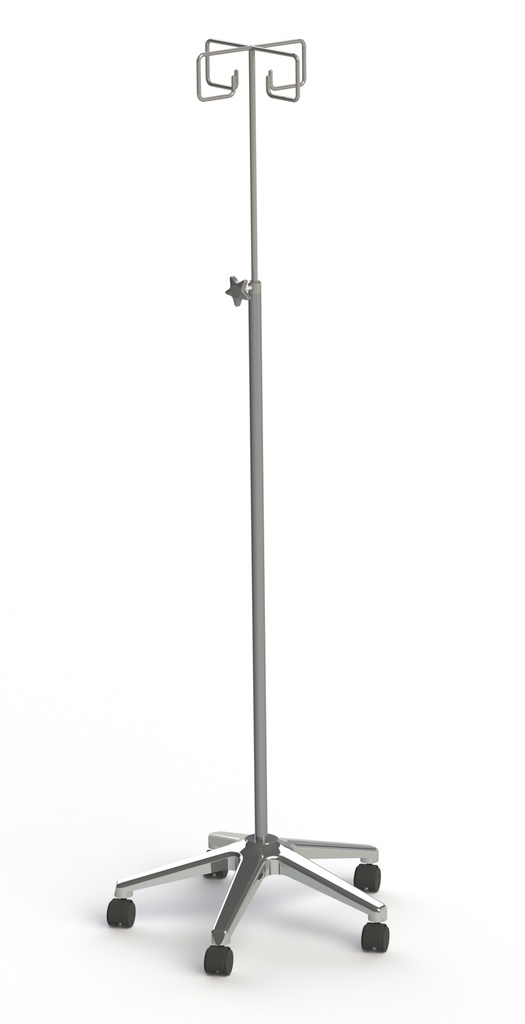 [CD10-3771] 'Carol' Four Prong IV Stand (Alloy Base)