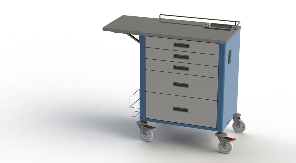 [FL55-1224] 12-24 Unit Medication Trolley