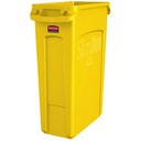 Slim Jim Container with Venting Channels
