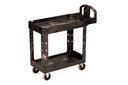 Rubbermaid Utility Cart Small W/Lipped Shelf