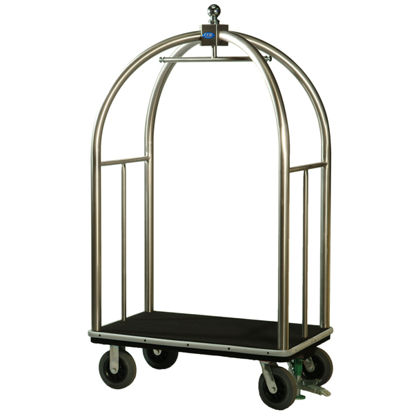 Birdcage Trolley Luggage Cart (Standard, Bastion Grey)