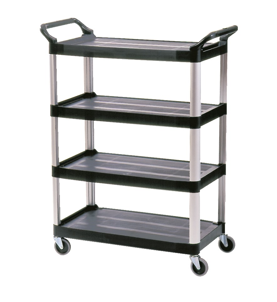 [FG409600] Rubbermaid X-Tra Utility 4 Shelf Cart