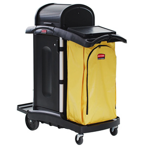[9T75] Rubbermaid High Security Janitor Trolley