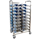 Stainless Steel Meal Delivery Trolley