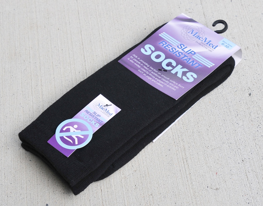 [SRS001-6] Macmed Slip Resistant Socks (6 Pack)