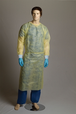 PP/PE Fluid Resistant Isolation Gown