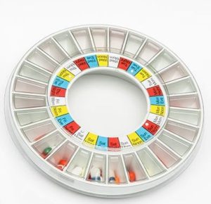 Careousel Pill Dispenser Replacement Tray