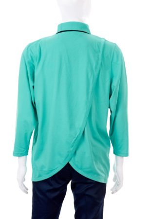 Men's Petal Back Polo Shirt - Long Sleeve