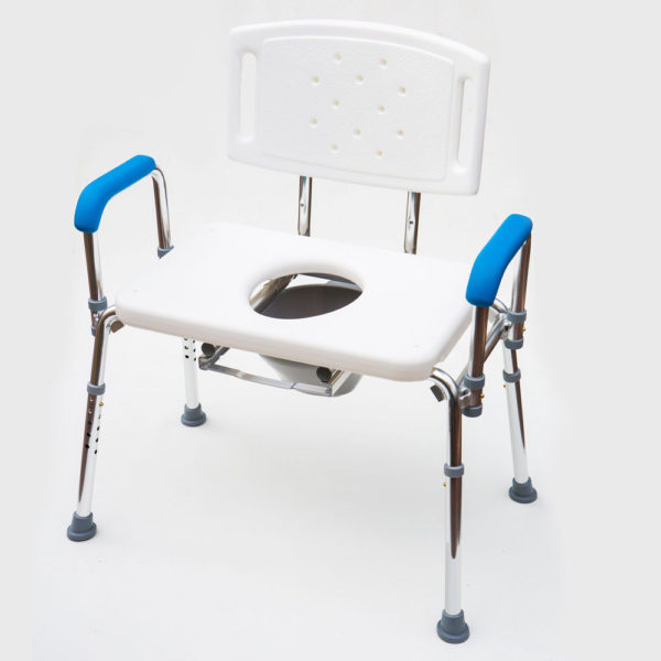 Adjustable Width Bariatric Shower Chair/Stool/Commode