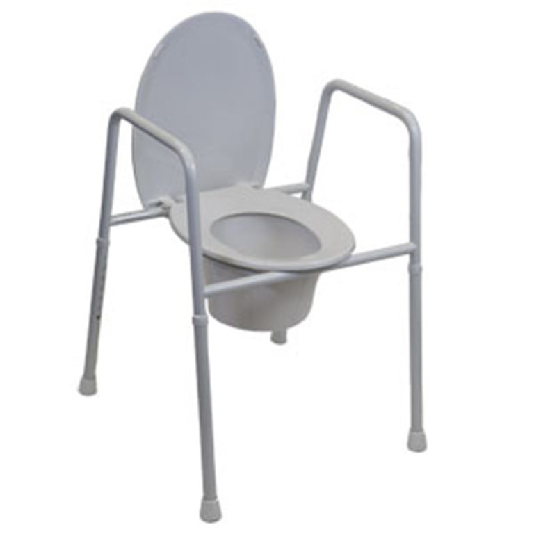 Over Toilet Aid Height Adjustable with Lid Safety and Mobility