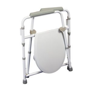 2 in 1 Folding Commode/Over Toilet Aid