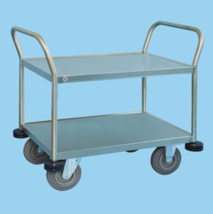 Multipurpose Trolley With Two Recessed Shelves