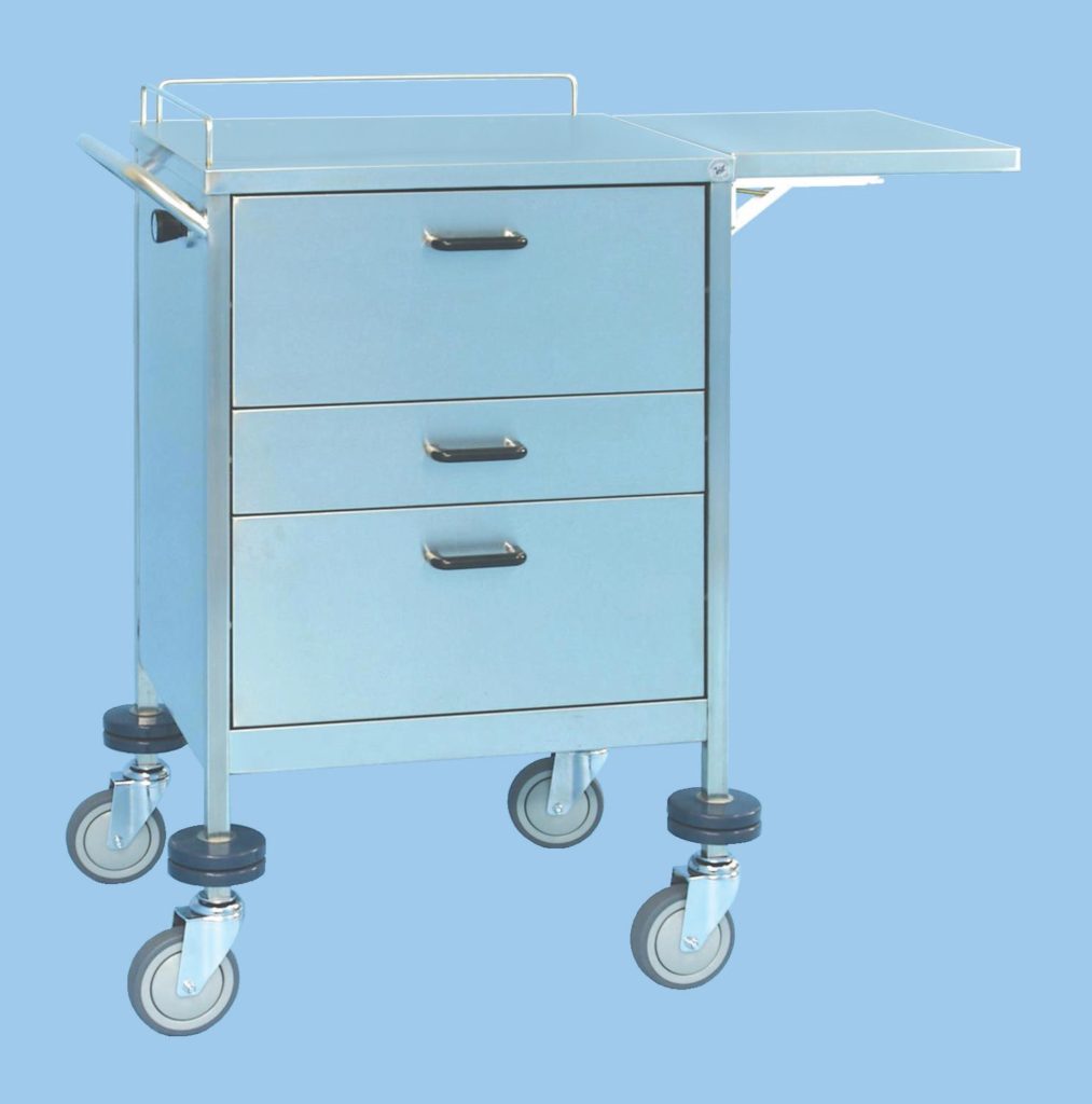 Medical Records Trolley Safety and Mobility