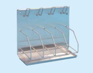 Bedpan/Bottle Rack - holds 4