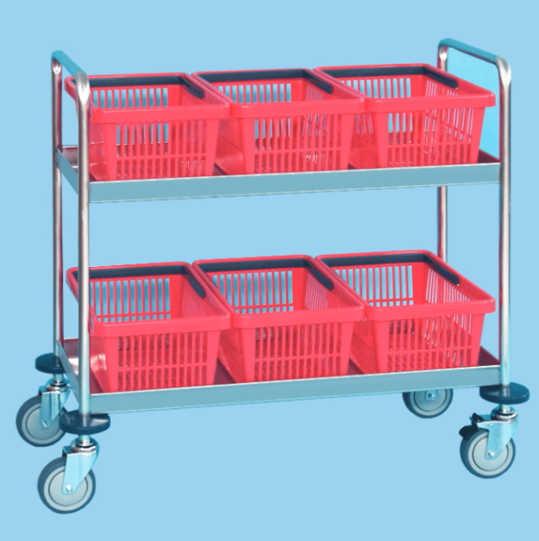Supply Trolley with Baskets