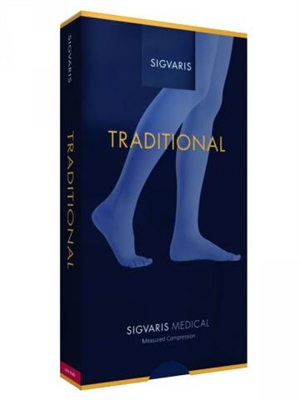 SIGVARIS TRADITIONAL HALF-THIGH (A-F) WITH KNOBBED GRIP TOP CLASS 2