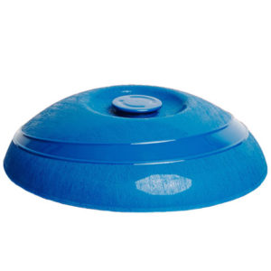 Insulated Moderne Plate Cover blue
