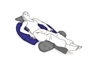 Askle Sante Half Moon Microbead Cushion