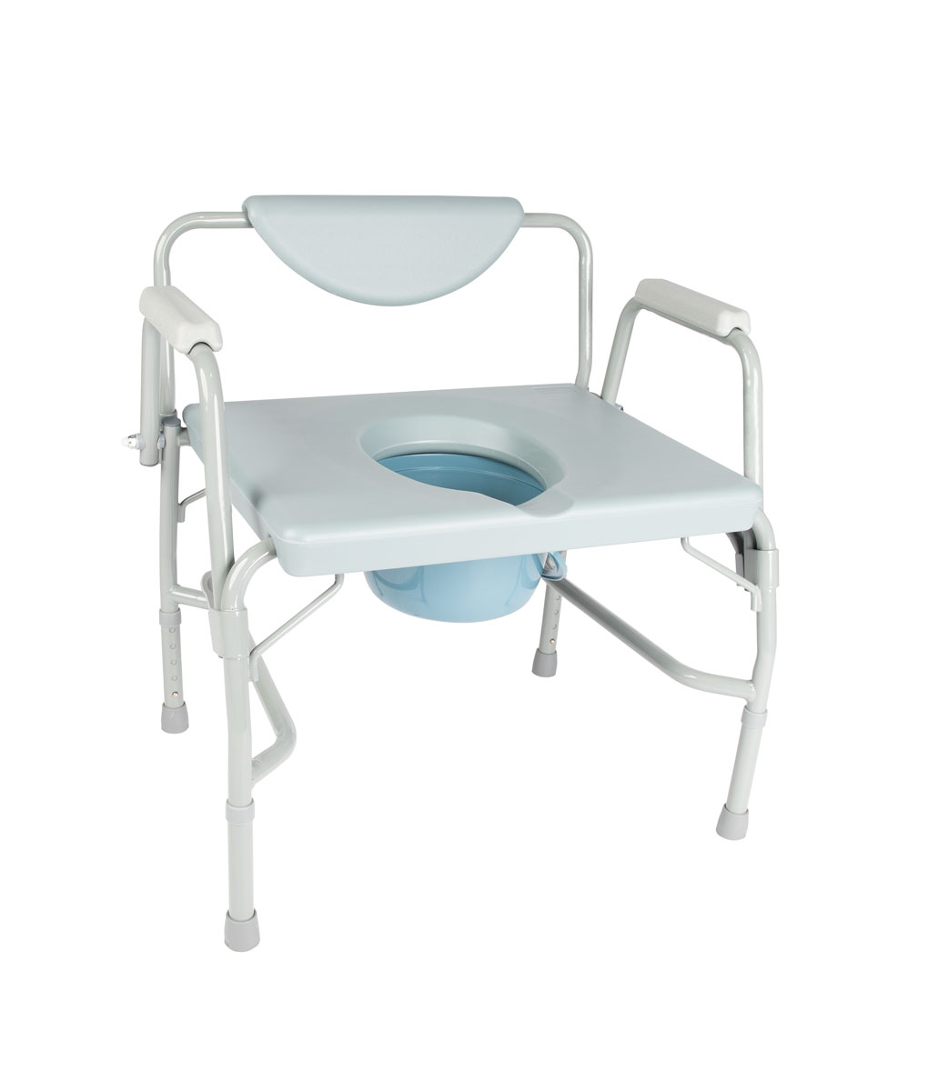Hero Medical Bariatric 3-in-1 Commode with Drop Arms - Image 2