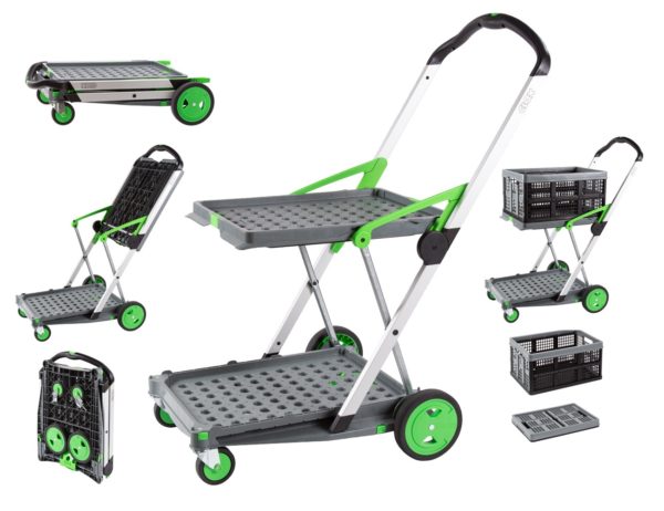 Clax Cart - 2 Tier Collapsible Trolley