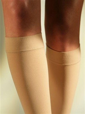 18-21 mmHg Class I Knee-High Medical Compression Stockings with Open Toe.