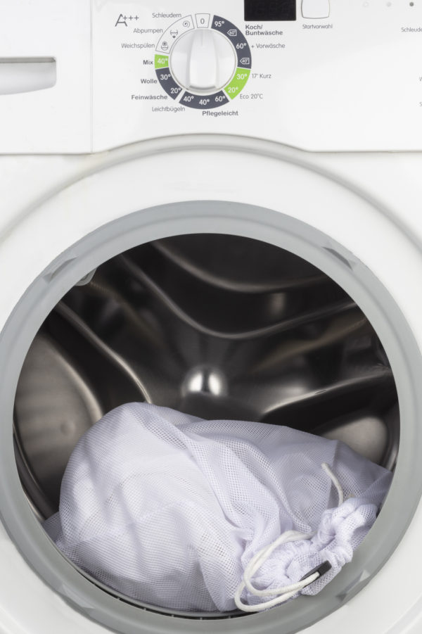 Net Mesh Bag in Washing Machine