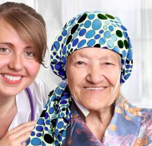Alternative view of Head Scarf to fit HeadSaver
