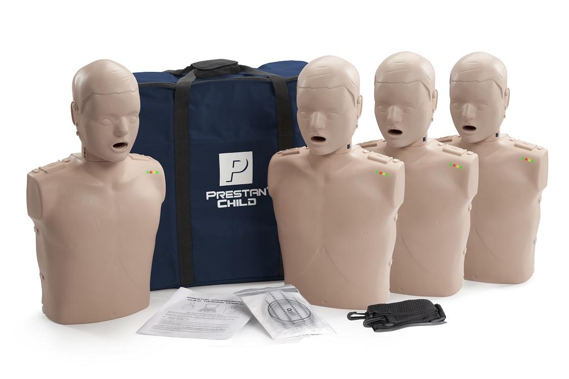PRESTAN Professional Child Manikin with CPR Feedback – 4-Pack