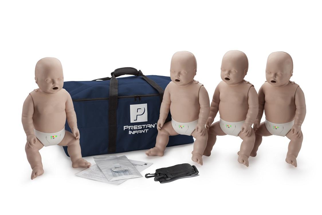 PRESTAN Professional Infant Manikin with CPR Feedback – 4-Pack