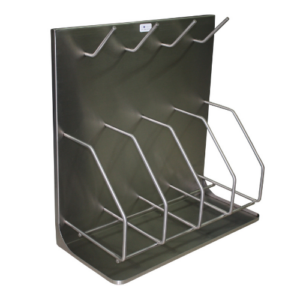 4 Bedpan & 4 Bottle Rack